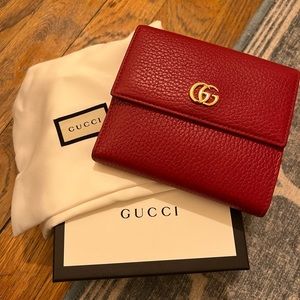 Gucci Ophidia french flap wallet